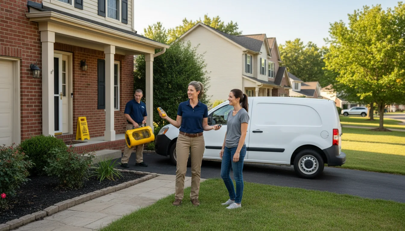 Water restoration image for Dehumidification And Cleanup Services in Townsend, TN
